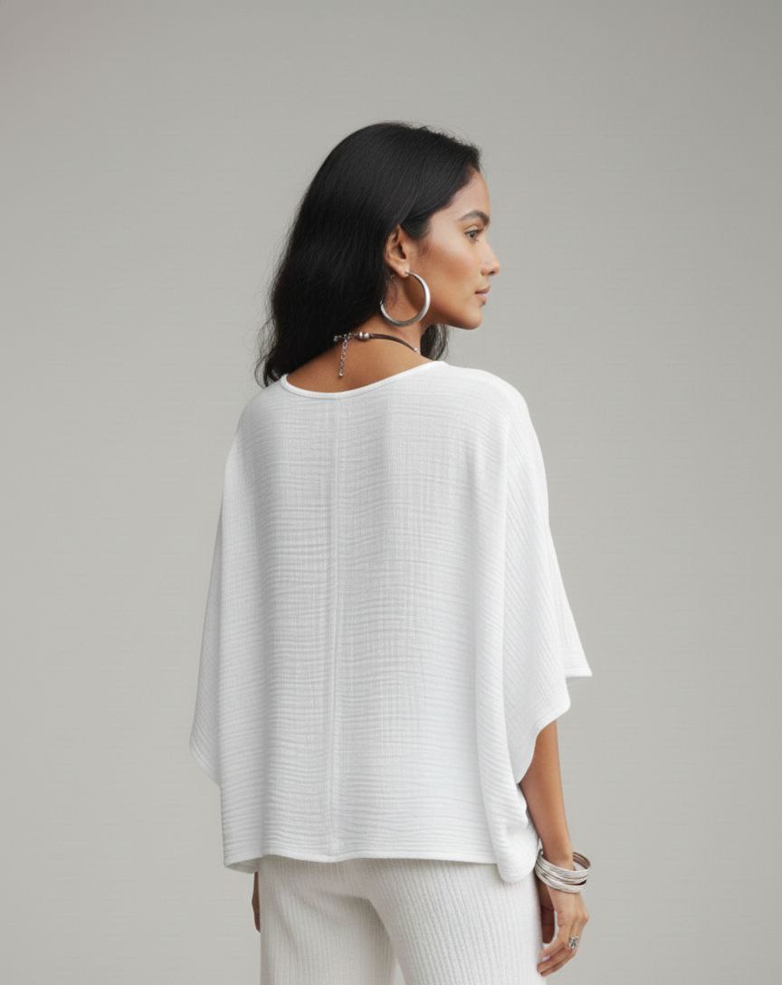 Lovshy Women Fashionable Relaxed Fit Top wh (Copy) - Image 22