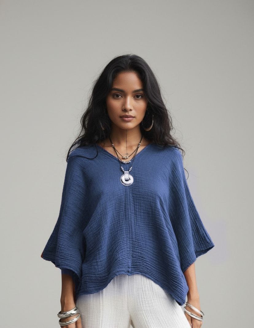 Lovshy Women Fashionable Relaxed Fit Top wh (Copy) - Image 15