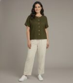 Lovshy Stylish Casual Button Down Top ag