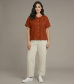 Lovshy Stylish Casual Button Down Top