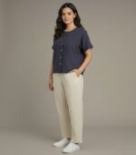 Lovshy Stylish Casual Button Down Top And Pant Set nb