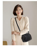 Fashion Solid Color Women’s Bags Casual Women Genuine Leather Shoulder Bags Luxury Designer Ladies Messenger Bag Bolsos De Mujer