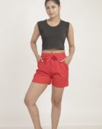 Womens Cotton Lycra Shorts Perfect Blend of Comfort Style C2