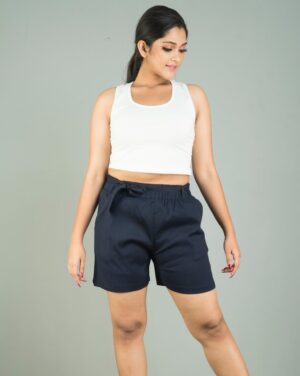 Womens Cotton Lycra Shorts Perfect Blend of Comfort Style C3