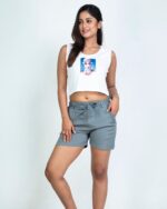 Womens Cotton Lycra Shorts Perfect Blend of Comfort Style C4