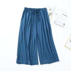 Pure Cotton Comfortable Cropped Trousers