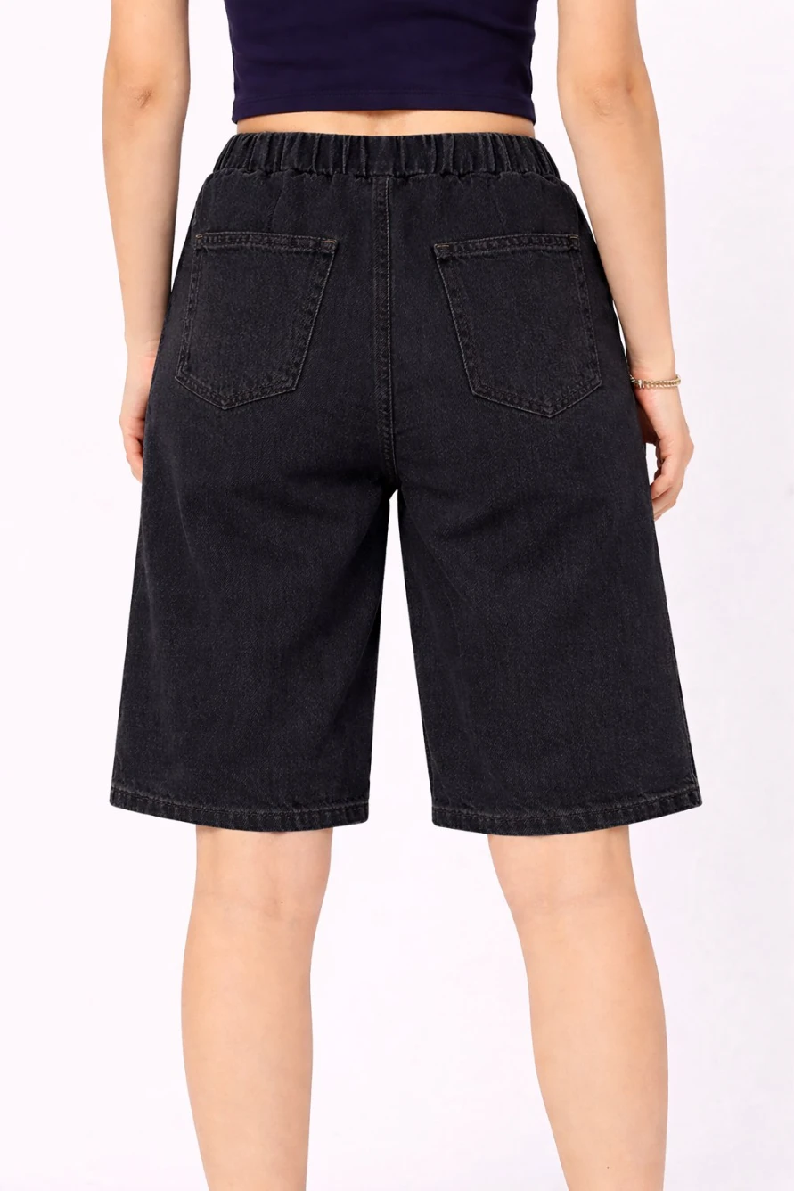 Comfort Fit Knee Length comfortable Denim Shorts - Image 6